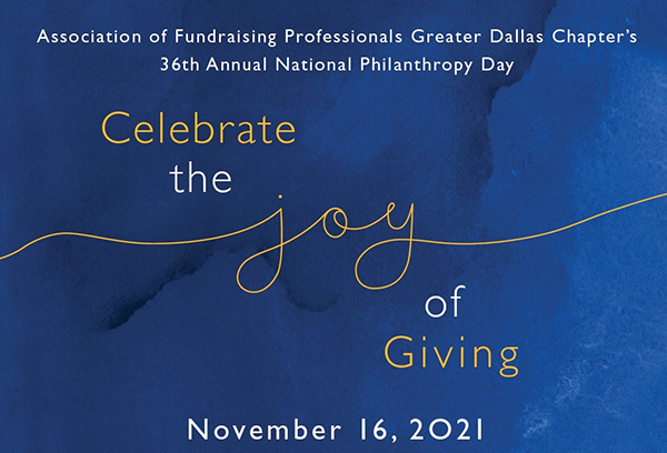 National Philanthropy Day banner
